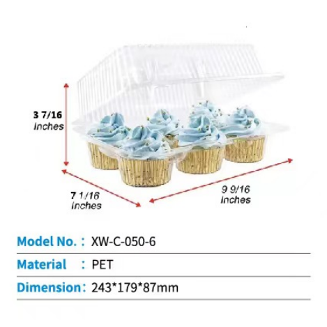 Clamshell Plastic Cake Box