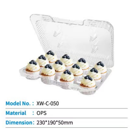 Clamshell Plastic Cake Box